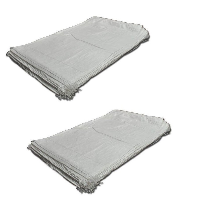 15 Pack Woven Rubble Sacks - Heavy Duty Polypropylene Woven