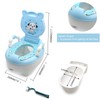 XKMT- Baby Kids Portable Bear Blue Potty Training Seat Toddler