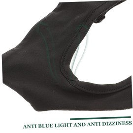 IWOWHERO Adjustable VR Eye Mask Cover Breathable Sweatband for Virtual Reality Headsets Washable Elastic Cover for Enhanced Comfort for Sharing and Gaming