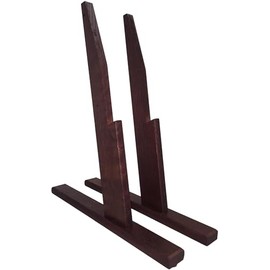 Wooden Mallet Optional Floor Stand for 4H Slope Displays, Mahogany