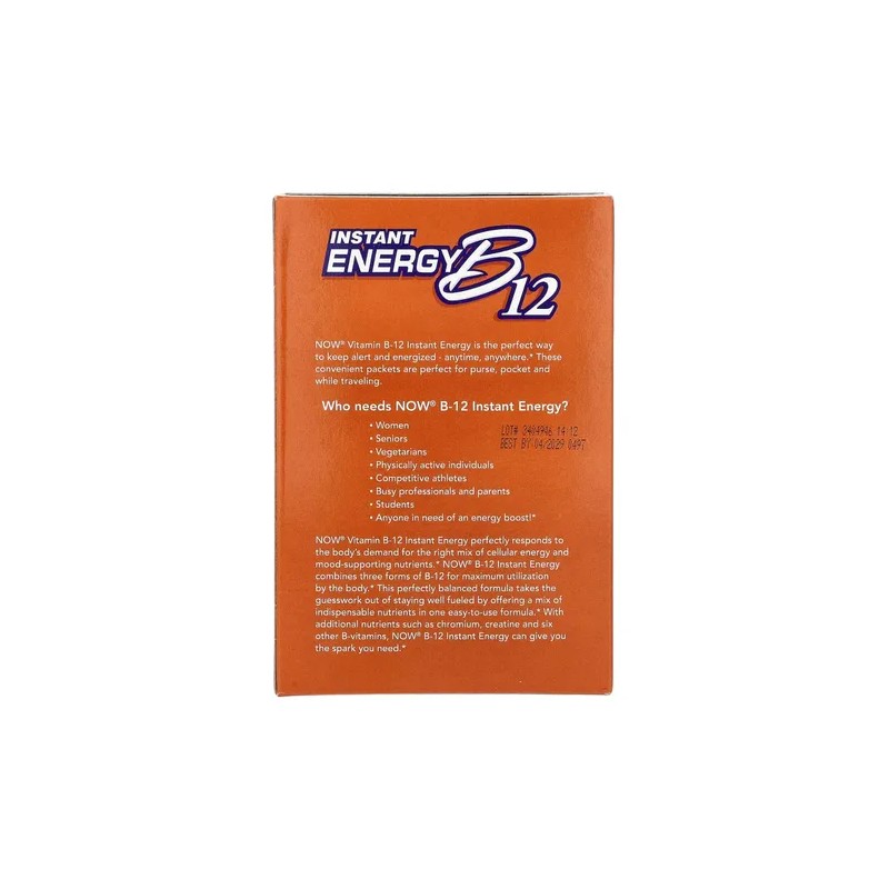 B-12 Instant Energy (2000 mcg de B-12 por paquete), paquete