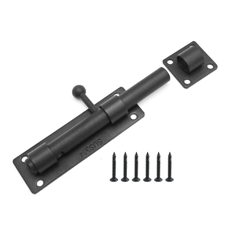 Anxingo Sliding Bolt Latch, Large Sliding Door Lock Latch with