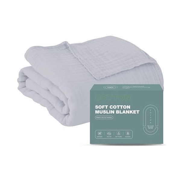Cosy Family Cosy Family 4 Layer Muslin Bed Blanket -