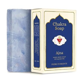 LivuX Chakra Soap Ajna - 6th Chakra Forehead Chakra - Handmade Natural Soap with Sage & Lavender - 70g - Vegan & Cold Stirred - Intuition & Clarity 1281