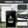 GLORYFIRE Waterproof Notebook All Weather Shower Pocket Tactical Notepad with