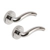 Excel Architectural XL3849 Hawk Passage Door Handles on Round Rose,