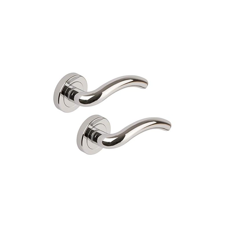 Excel Architectural XL3849 Hawk Passage Door Handles on Round Rose,