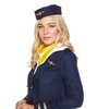 Karnival Costumes Blue Airlines Flight Attendant Women's Costume X-Large 18-20