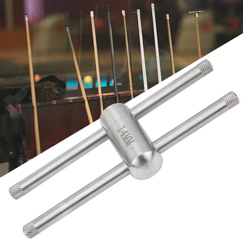 Cue Tip Press Tool Stainless Steel Billiard Cue Tip Suppressor