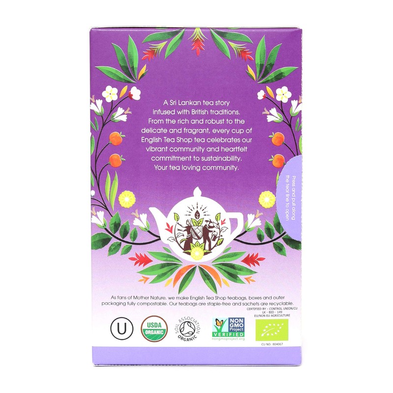 English Tea Shop Movers & Shakers Tea Bag Sachets, 20-Piece