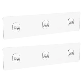 Moforoco 2 Pack Shower Caddy Adhesive for Replacement, No Drilling Strong Transparent Adhesive for Shower Caddy, Soap Holder, Bathroom Storage Shelves and Kitchen Racks