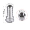 sourcing map 304 Stainless Steel Hose Barb Fitting Coupler, 25mm