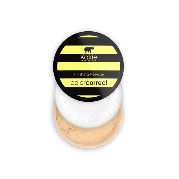 Kokie Cosmetics Setting Powders, Yellow - Darkness Correction, 0.18 Ounce