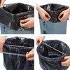 Trash Can Rubber Bands Set of 3, Black, Blue, Olive