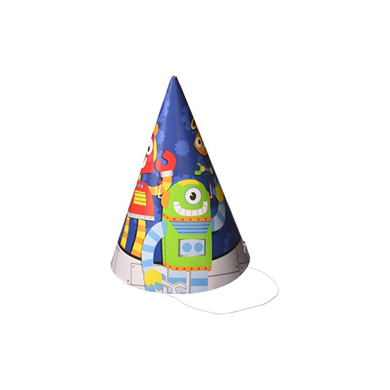 Creative Converting 332233 Party Robots Party Child Hat