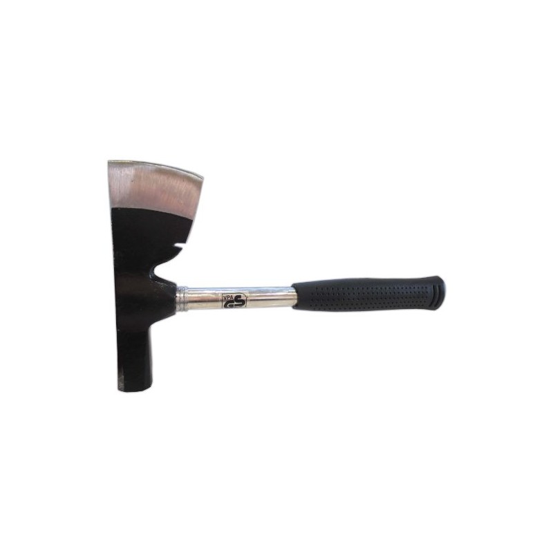 Plaster Hatchet Black with Steel Tube Handle Painted Blade TÜV