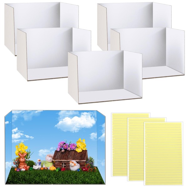 3 Pcs Diorama Box Cardboard Diorama Kit Diorama Supplies with