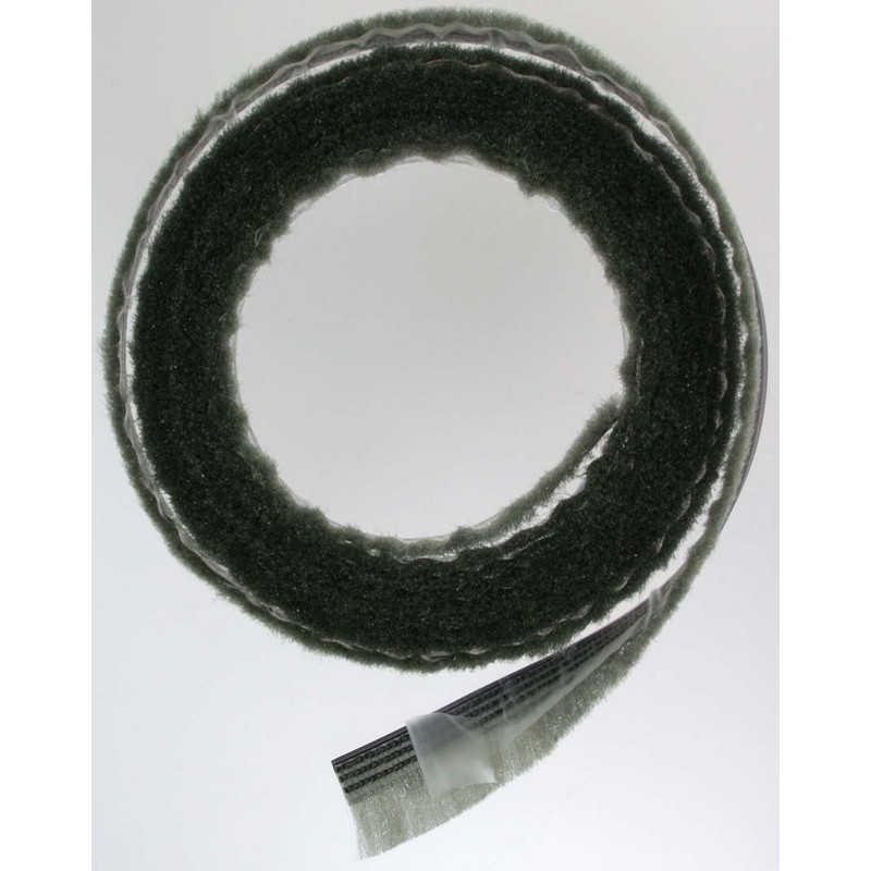 Tsuchiya SB200GY Gap Brush Seal, Premium Flat Plate Type, Silver,