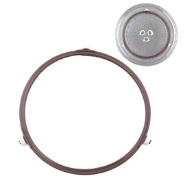 7.5 Inch Microwave Oven Turntable Ring Rotating Ring Roller Middle Glass Plate Tray Support Holder Replacement Inner Ring Roller Support Wheel Ring