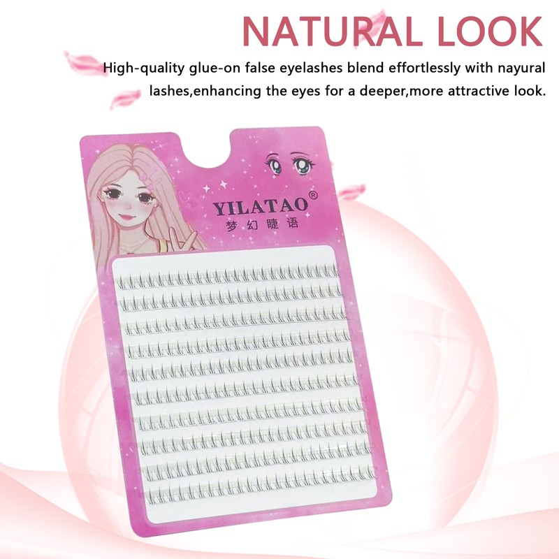 10 Rows Large Capacity False Eyelashes, Lower Eyelashes, Small Flame