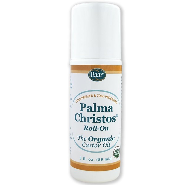 Baar Palma Christos Roll-On, Organic Castor Oil 3 oz