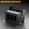 Okerny Rocker/Toggle Switch Box - 3 Gang Switches Installation housing