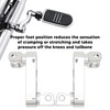 Motorcycle Foot Peg Highway Bracket 360° Adjustable Rugged Foot Peg