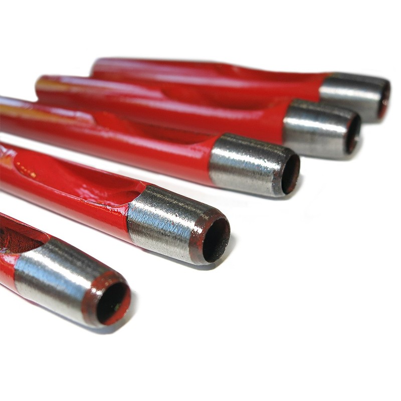 S&R Hole Punch IRON set, round/Made in Germany / 9