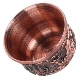 CIYODO Bronze Dragon Teacup Falling Chinese Retro Tea Cup Elegant Design for Home Intricate Detail for Special Occasions Versatile Teaware for Everyday Use