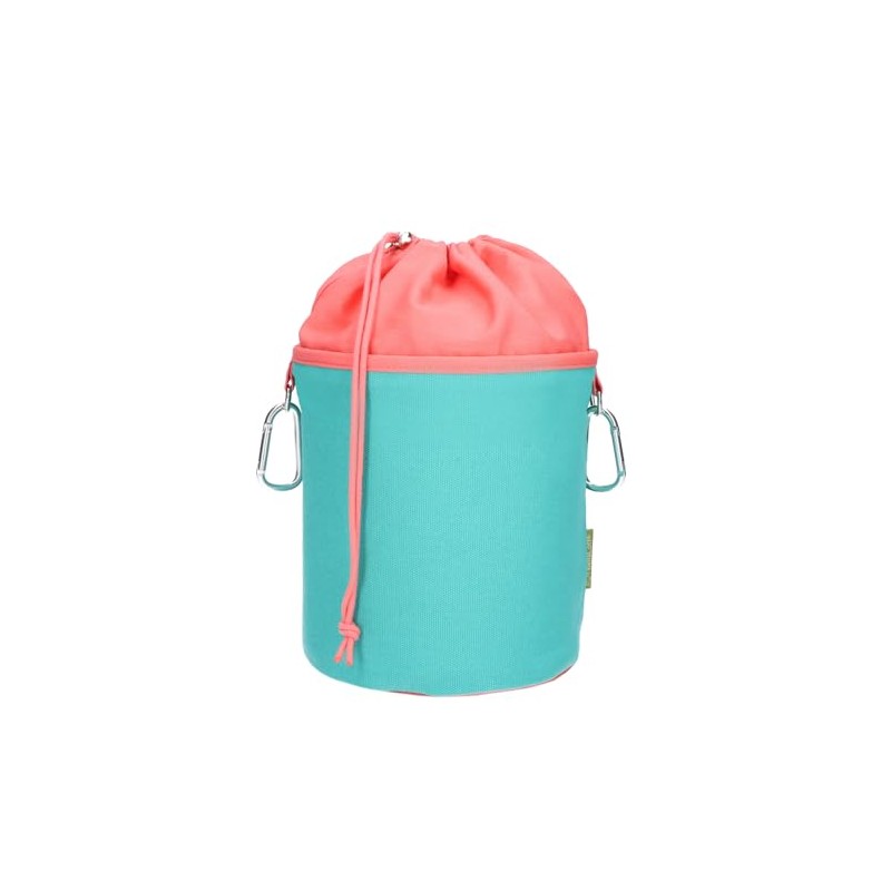 trendfinding Canvas Fabric Clothes Peg Bag with 2 Carabiner Hooks