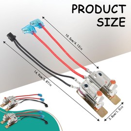 2Pcs Pressure Switches for Instant Pot,General Pressure Sensor or Switch,Limit Thermostat with Wire Pressure Switch for Power Cooker,Cuisinart,Power Quick Pot,Farberware,Gourmia Power Cooker