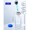 10ml Glass Vials for Injections, Self-Healing Injection Port, Empty Vials