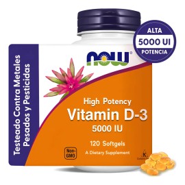 Vitamina 5000 Alta Potencia 120 Caps Blandas