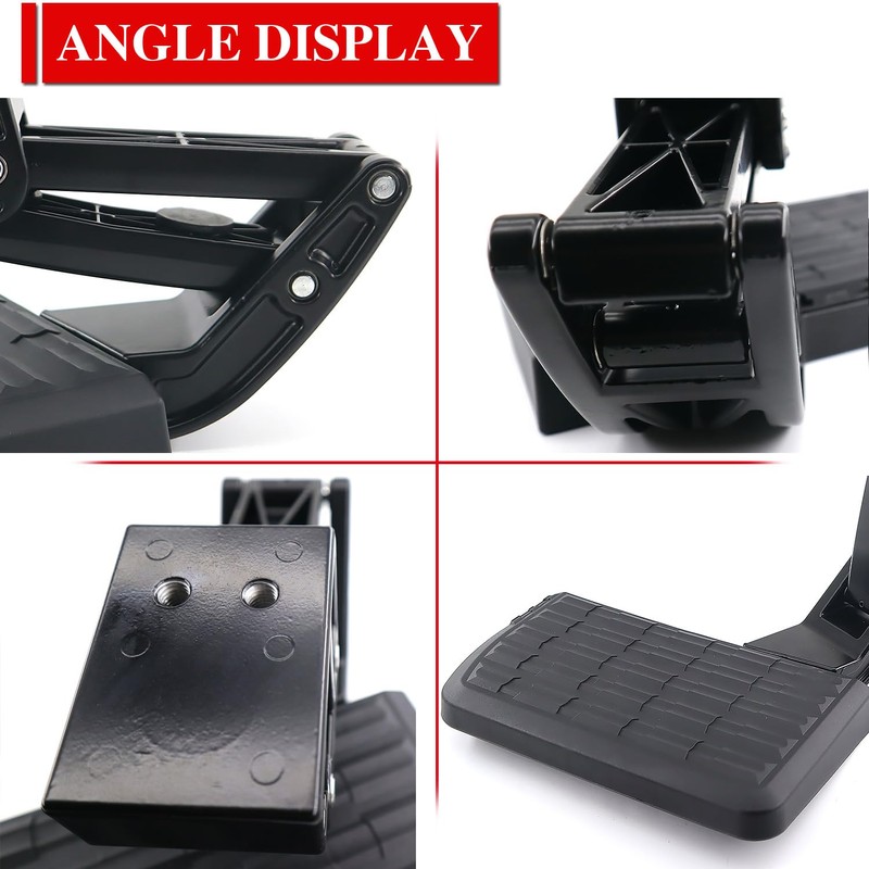 75313-01A Rear Bed Step Retractable Bumper Step for 2017 2018