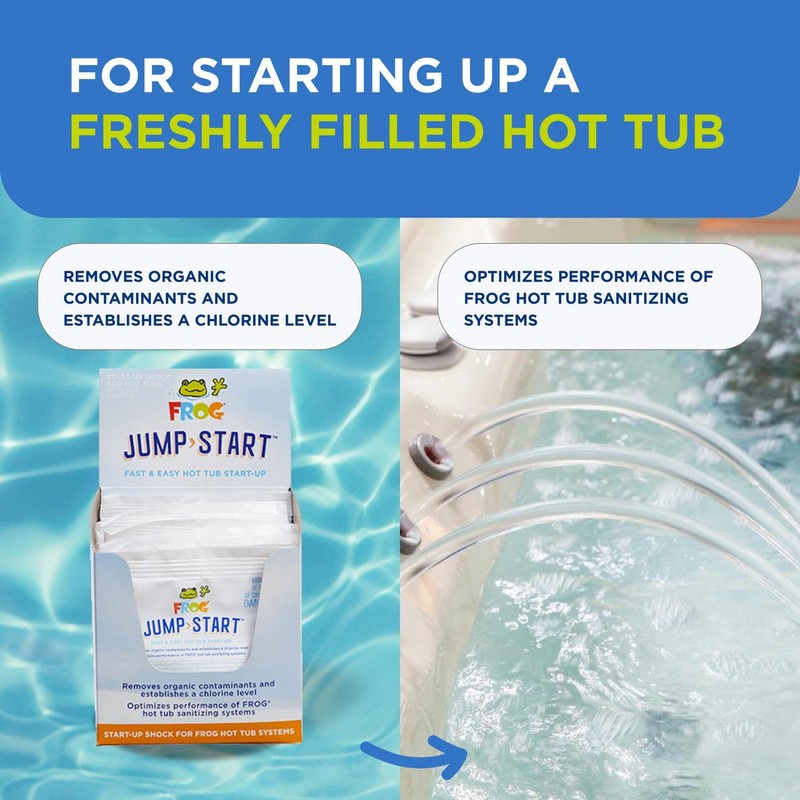 FROG Jump Start for Hot Tubs - Start-Up Chlorine Shock
