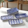 Selamica Ceramic 8 inch Rectangular Salad Plates, Dinner Plates, Pasta