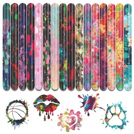 Tintnut Splash Heat Transfer Vinyl - 16 Sheets 10x12 Inch HTV Ink Watercolor Iron On Vinyl for T-Shirts Hats Clothes,for Cricut & Silhouette Cameo