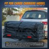 Nilight Hitch Cargo Carrier Light Kit 2PCS 6Inch Red Oval