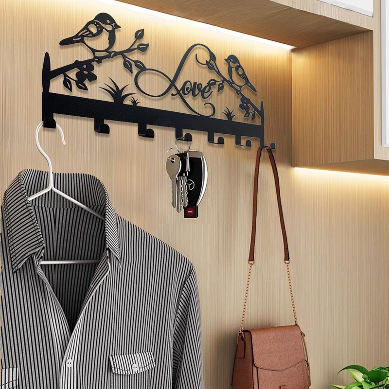 Metal Key Holder, Key Hooks for Wall, Key Holder for