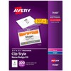 AVERY Clip-Style Name Badges - AVE74461