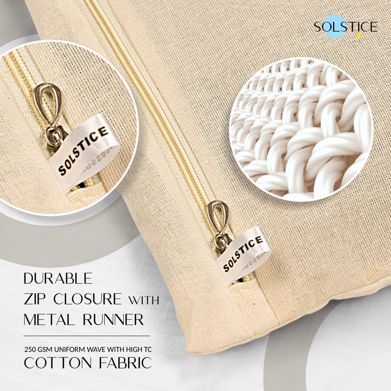 SOLSTICE Cotton Saree Bags, Covers for Storage Set with Zip