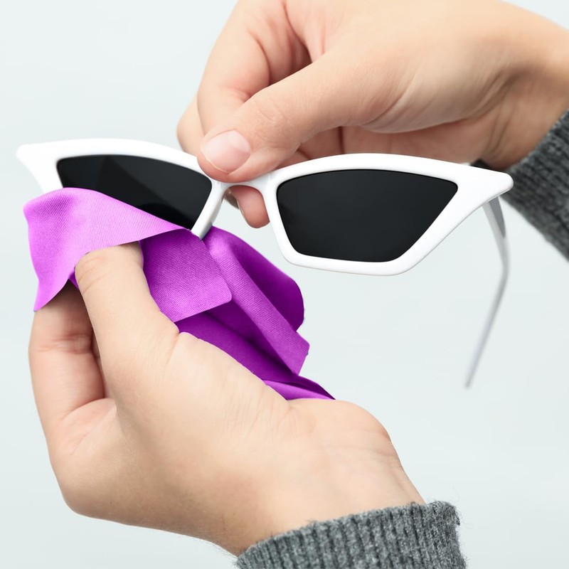 Glasses Cleaning Cloths, Microfibre Cloth for Cleaning, Pack of 20,