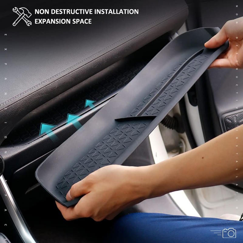 yboueo Passenger Storag Tray Organizer Classification Mat Compatible with Toyota