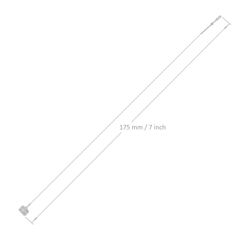 Safety Threads Loop Pins - Transparent, Robust for Labels and