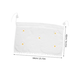 GRIRIW Car Window Cover Daisy Design Side Window Sun Shade UV Protection Easy Installation Reduces Noise Enhances Privacy for Automotive Interior Comfort