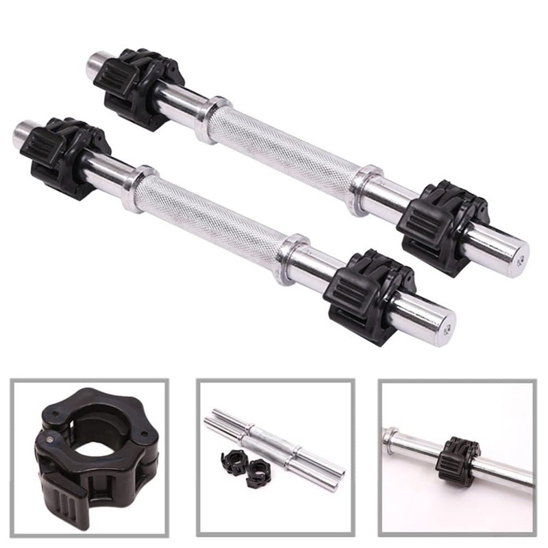 Tioamy Barbell Clamps Dumbbell Spinlock Collars Clips for Standard Weight