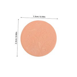 GRIRIW 4 Pack Brown Sugar Softener Terracotta Sugar Keeper Food Preservation Carved Flower Design for Kitchen