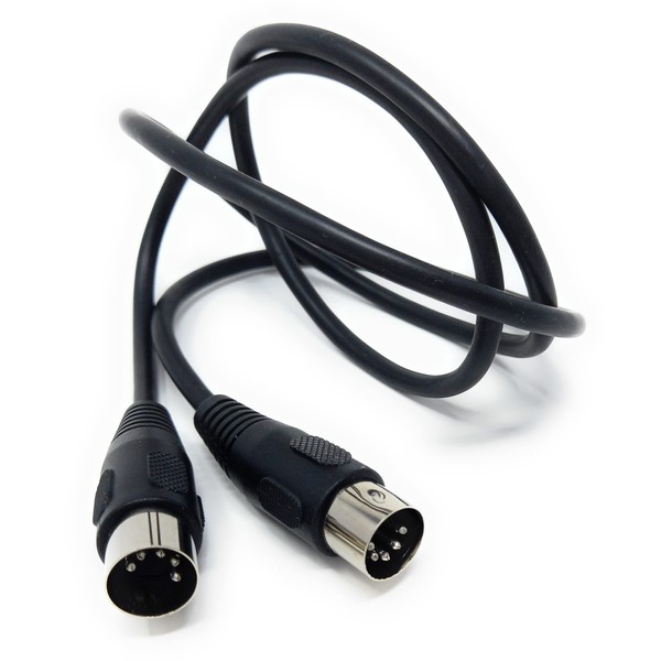 DRUT 1m 5 Pin MIDI Male to Male DIN Plug