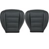 AOUTTUOA Driver & Passenger Side Bottom Perforated Leather Seat Cover