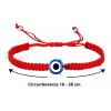 Dazisiny Pulseras Para Parejas Ajustables Mujer Con Ojo Turco 2pzs
